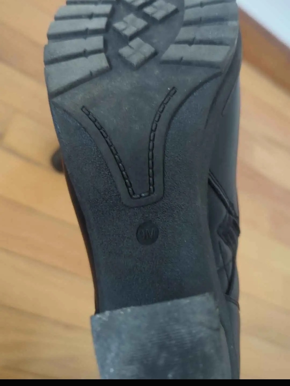 G by Guess Women's Black Lace-Up Combat Boots with Side Zippers - Picture 5 of 5